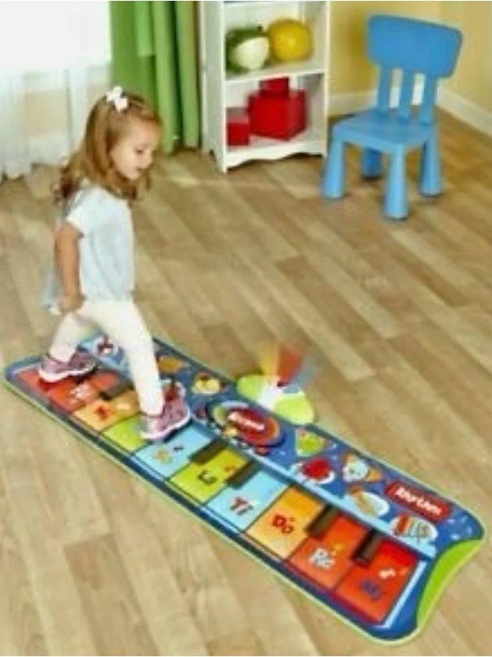 Step-to-Play Junior Piano Mat - Colorful Musical Piano Play Mat